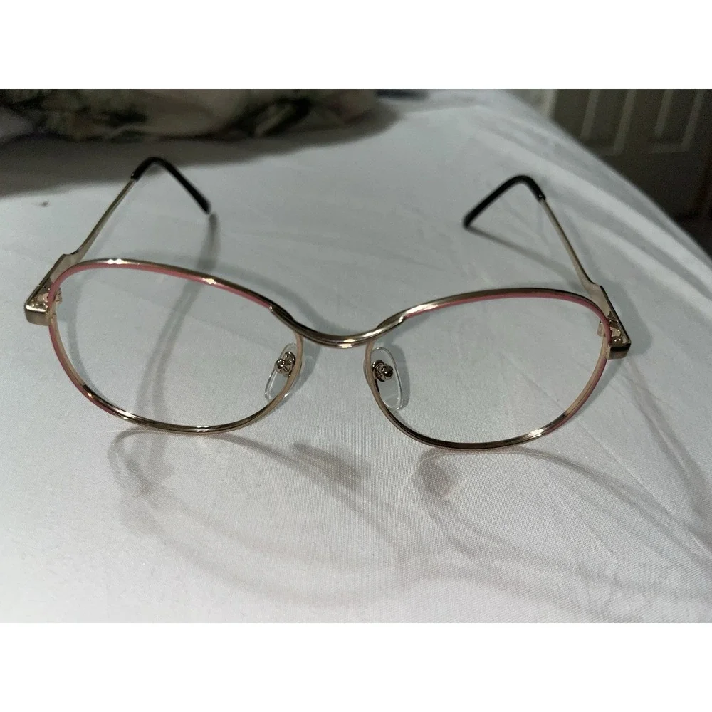 80's Vtg Metro-Welltest 18k EGP Gold Metal ELLA  Frames Sunglasses 54 18 135